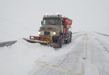برف روبی بیش از ۲۰۰۰ کیلومتر از راه های خراسان شمالی