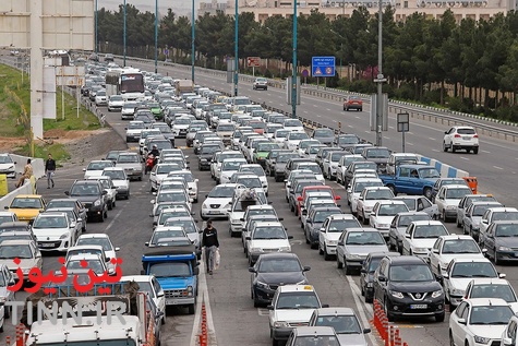 ترافیک سنگین در خروجی‌ تهران