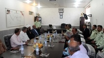 دیدار مدیرکل راه آهن جنوب از پلیس راه‌آهن جنوب بمناسبت هفته نیروی انتظامی