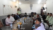 دیدار مدیرکل راه آهن جنوب از پلیس راه‌آهن جنوب بمناسبت هفته نیروی انتظامی