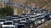 ترافیک سنگین در محور‌های هراز و چالوس