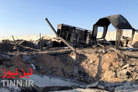پایگاه هوایی عین الاسد پس از حمله موشکی ایران‎