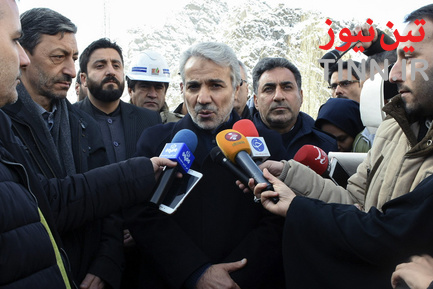 بازید نوبخت از اتوبان تهران-شمال