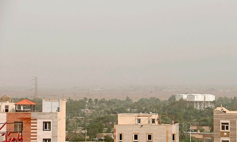 گرد و خاک در آبادان