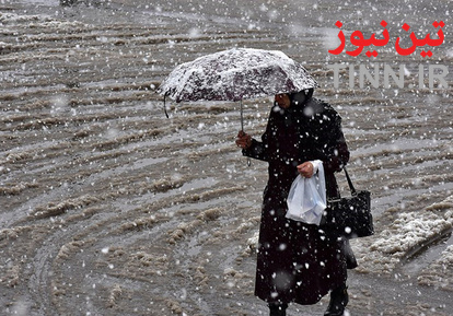 بارش سنگین برف در گیلان