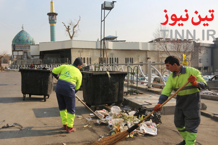 میدان تجریش بعد از انتشار شایعه وجود بسته مشکوک