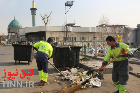 میدان تجریش بعد از انتشار شایعه وجود بسته مشکوک