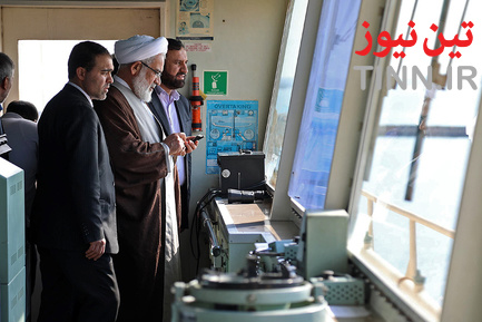 بازدید دادستان کل کشور از بندر شهید رجایی