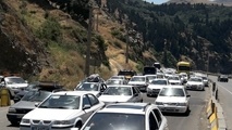 ترافیک سنگین صبحگاهی در جاده کندوان