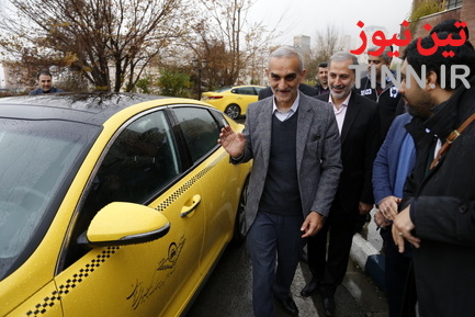 مراسم رونمایی از ناوگان نوسازی شده تاکسیرانی
