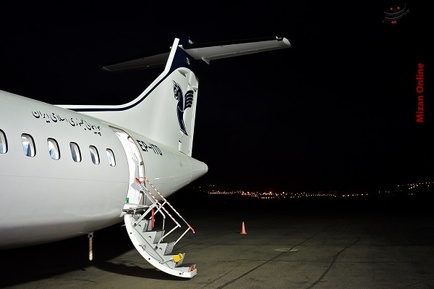 تصاویر دیدنی از نخستین پرواز هواپیمای ATR72 هما به سنندج
