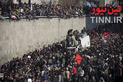 مراسم تشییع پیکر سردار سپهبد شهید حاج قاسم سلیمانی در تهران