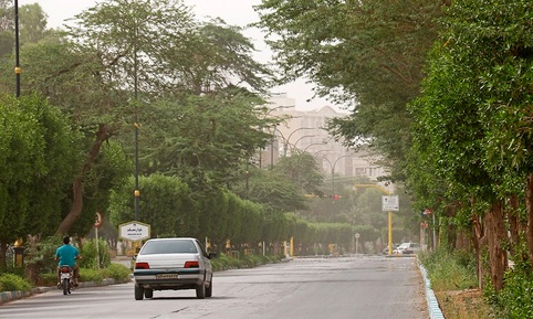 گرد و خاک در آبادان