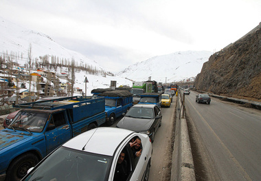 مسدود سازی محور هراز