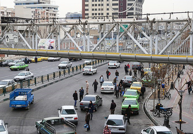 ترافیک صبحگاهی معابر اصلی و بزرگراهی تهران در ۷ تیر ماه 