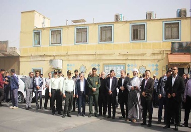 رونمایی از نماد قطار و نامگذاری رسمی میدان راه‌ آهن قم
