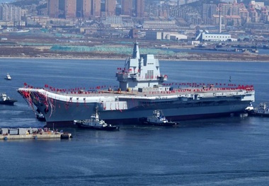 China’s Secretive Home-Built Aircraft Carrier Sets Out for Sea Trials
