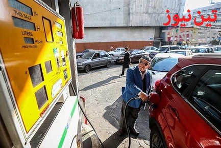 پمپ بنزین های تهران پس از اعلام سهمیه بندی