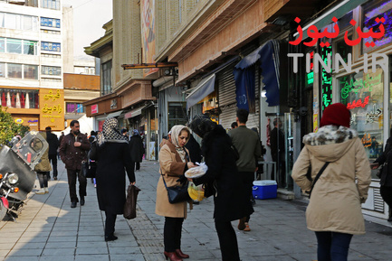 میدان تجریش بعد از انتشار شایعه وجود بسته مشکوک