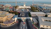 بوق شناورها در بزرگ‌ترین پایانه ترانزیت خودرو کشور
