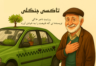 تاکسی جنگلی؛ روایت «ناصر خاکی» راننده‌ای که طبیعت را به خیابان آورد