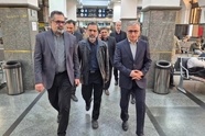 بازدید سرزده قائم مقام مدیرعامل راه آهن از ایستگاه تهران و قدردانی از تلاشگران نوروزی