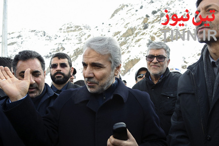 بازید نوبخت از اتوبان تهران-شمال