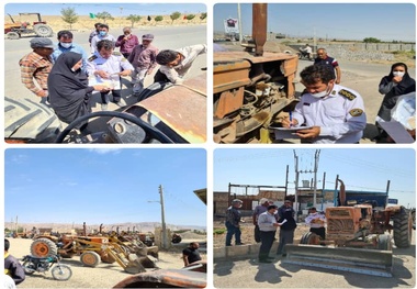 تسهیل فرایند شماره گذاری وسایل نقلیه کشاورزی در شهرستان کاشان
