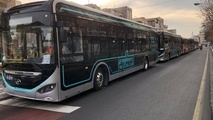 ۱۰ دستگاه اتوبوس برقی جدید به ناوگان حمل و نقل شهری اراک اضافه شد
