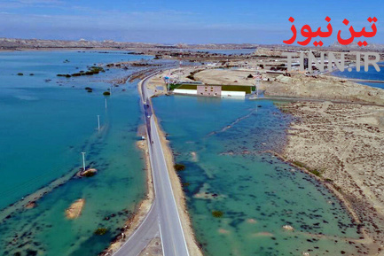 آبگرفتگی روستاهای طولا و رمچاه در جزیره قشم