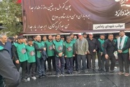 حضور ذاکری در جمع جهادگران موکب شهدای راه‌آهن