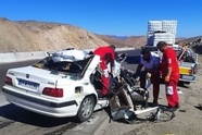 واژگونی خودرو در آزادراه قزوین کرج ۲ فوتی برجای گذاشت