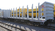 Red October timber wagons delivered
