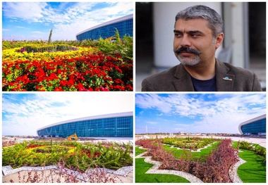 کاشت 20 هزار اصله درخت در محوطه فضای سبز ترمینال سلام