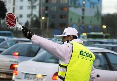  روزگار نیروهای پلیس راهور در روزهای آلودگی هوای پایتخت 