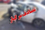 تصادف مرگبار دو کامیون در محور زنجان قزوین
