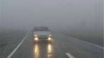 مه گرفتگی در  جاده های کوهستانی خراسان رضوی