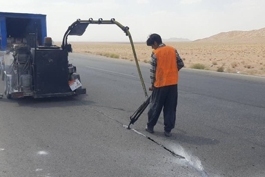 10 کیلومتر از آسفالت آزادراه سان‌آرا بهسازی شد