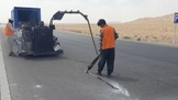 10 کیلومتر از آسفالت آزادراه سان‌آرا بهسازی شد