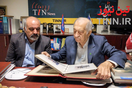 حضور مسعود تهرانچی در تحریریه تین‌نیوز
