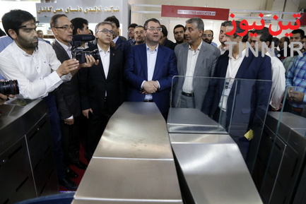 بازدید وزیر صنعت، معدن و تجارت از هفتمین نمایشگاه ریلی