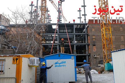 مراحل ساخت ساختمان پلاسکو