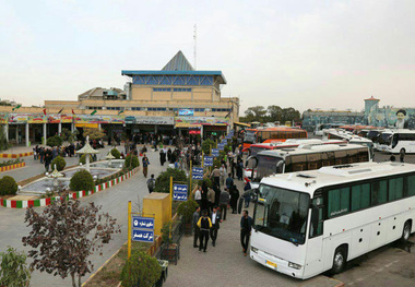 ۶۸۵۰زائر با ناوگان حمل و نقل عمومی مسافربری قزوین عازم کربلا شدند