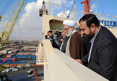 بازدید دادستان کل کشور از بندر شهید رجایی