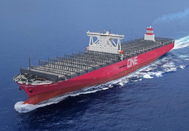 ONE Receives Another 14,000 TEU Magenta Newbuilding
