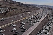 ترافیک سنگین در آزادراه های قزوین-کرج-تهران، ساوه-تهران و قم-تهران