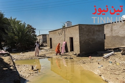 خسارت سیل در روستاهای« زرآباد سیستان و بلوچستان»