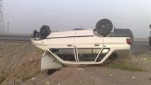 واژگونی خودرو پراید در جاده بهشهر 5 مصدوم برجای گذاشت