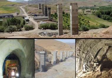 طولانی ترین تونل ریلی خاورمیانه در لرستان ساخته می شود
