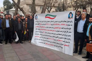 تجمع رانندگان استیجاری مقابل نهاد ریاست جمهوری